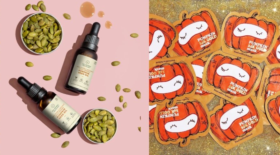 pumpkin-enriched beauty products