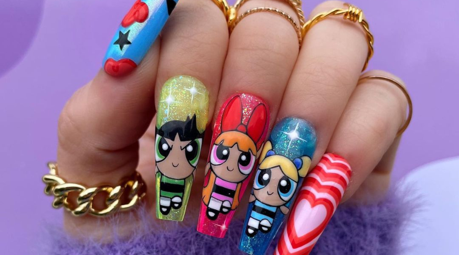 Relive Your Childhood With These Cartoon-Inspired Nails