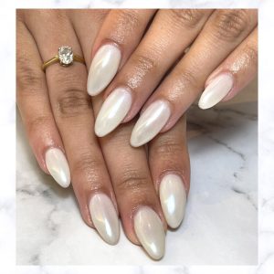 white nail paint beauty 