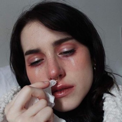 Crying makeup