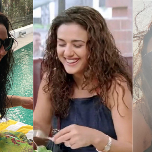 Preity Zinta's curly hair